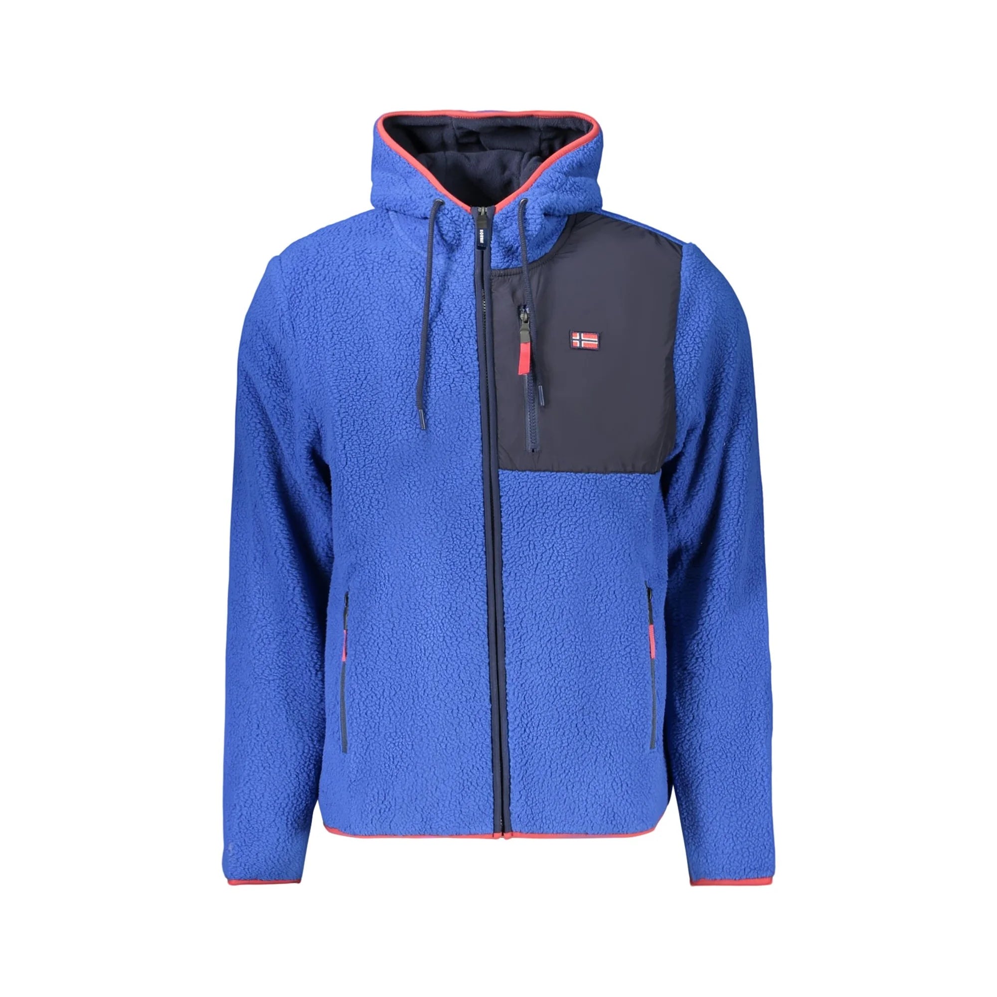 NORWAY 1963 FELPA CON ZIP UOMO BLU