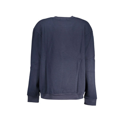 Cavalli Class Felpa Donna Blu Girocollo con Logo Ricamato Felpe - vista 2