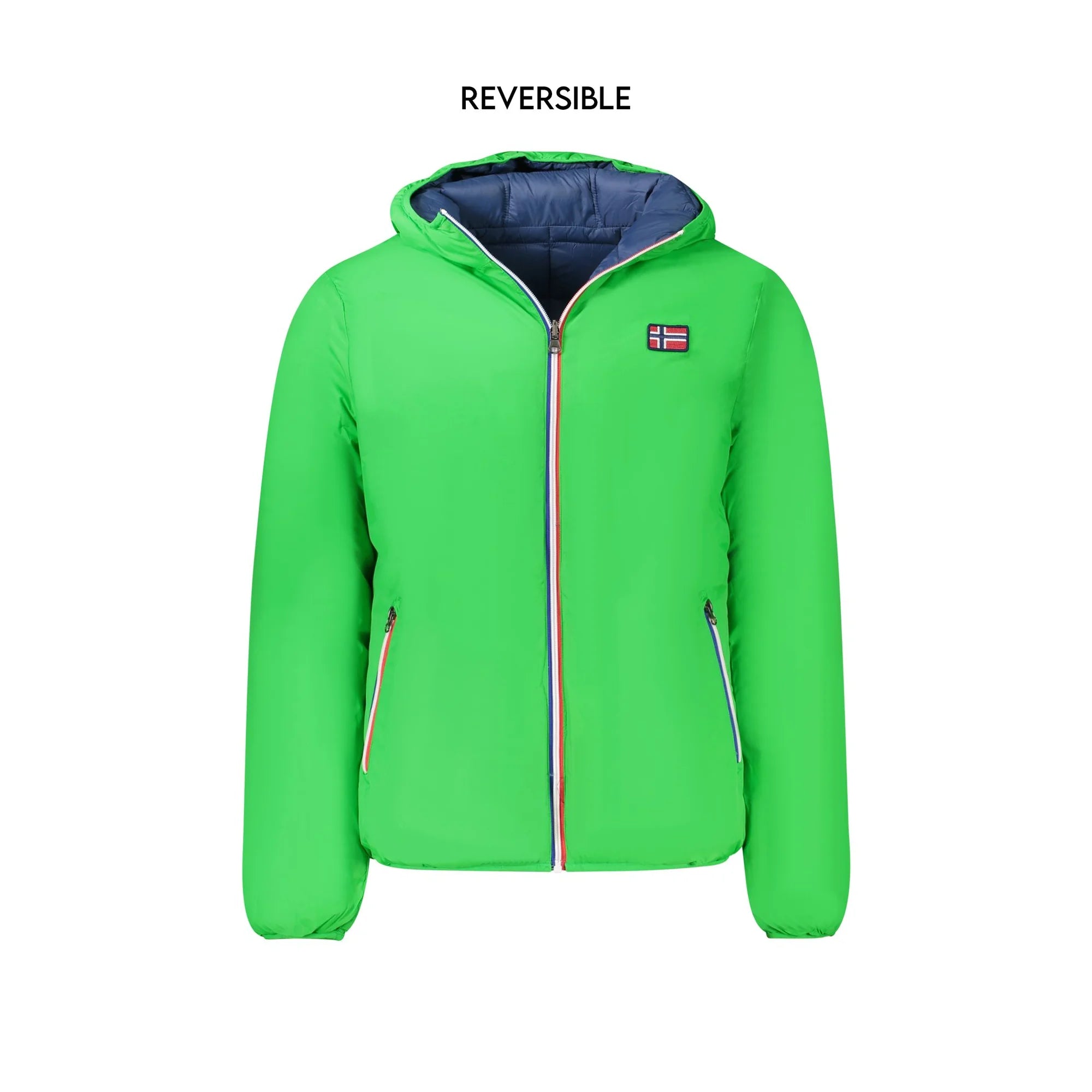 Norway 1963 Giubbotto Uomo Verde Reversibile con Cappuccio Giubbotti e Giacche - foto prodotto