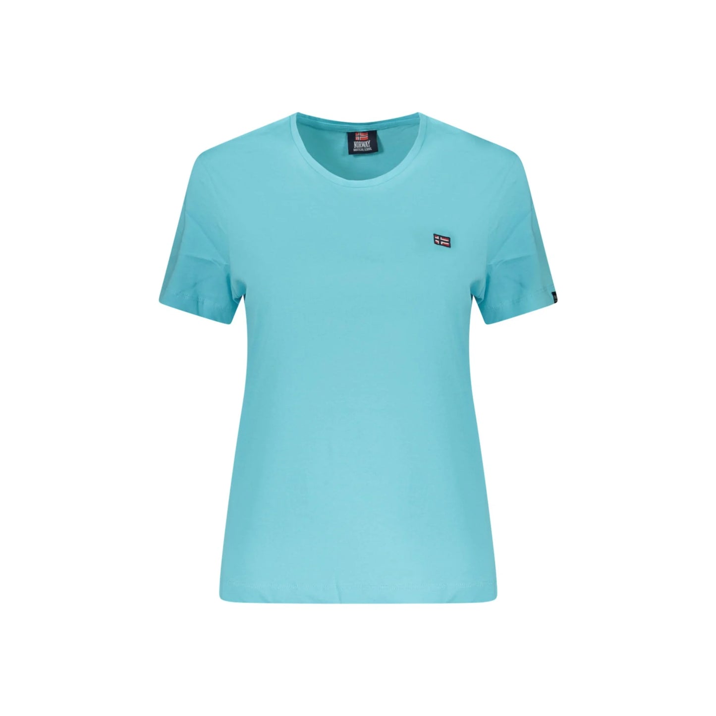 NORWAY 1963 T-SHIRT MANICHE CORTE DONNA AZZURRO
