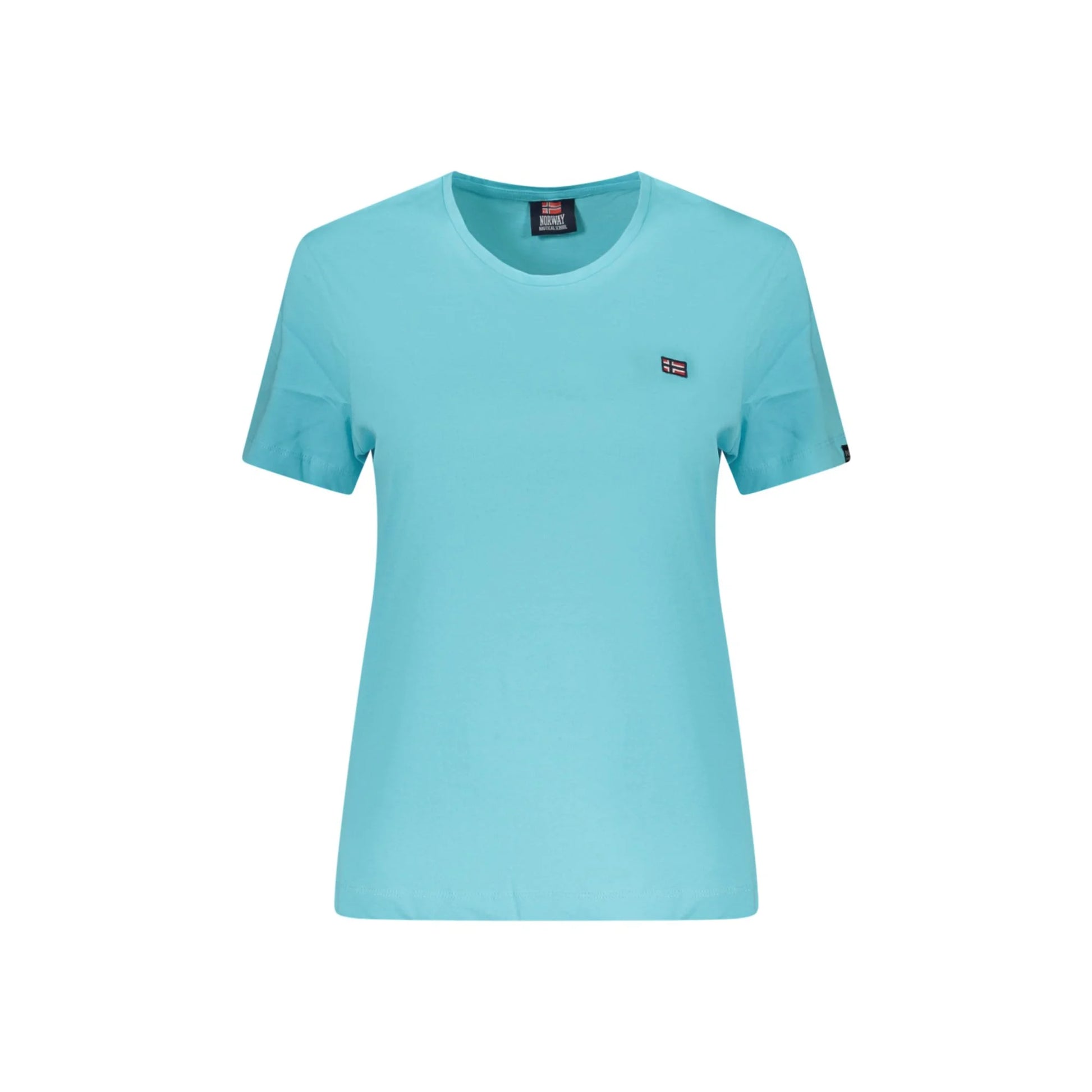 NORWAY 1963 T-SHIRT MANICHE CORTE DONNA AZZURRO