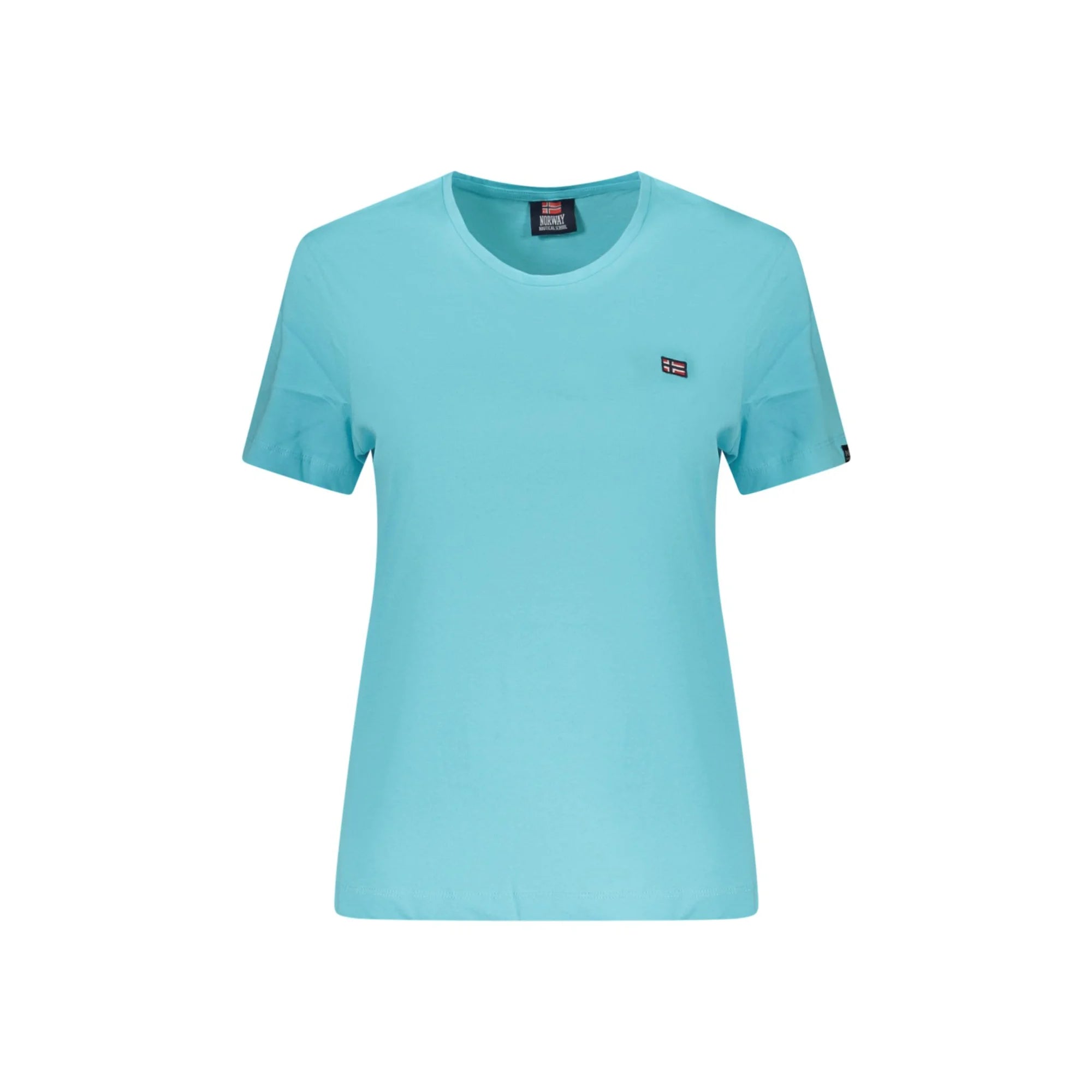 NORWAY 1963 T-SHIRT MANICHE CORTE DONNA AZZURRO