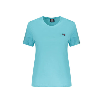 NORWAY 1963 T-SHIRT MANICHE CORTE DONNA AZZURRO