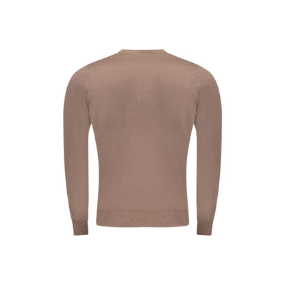 Cavalli Class Maglia Uomo Marrone Girocollo con Logo Maglie - vista 2