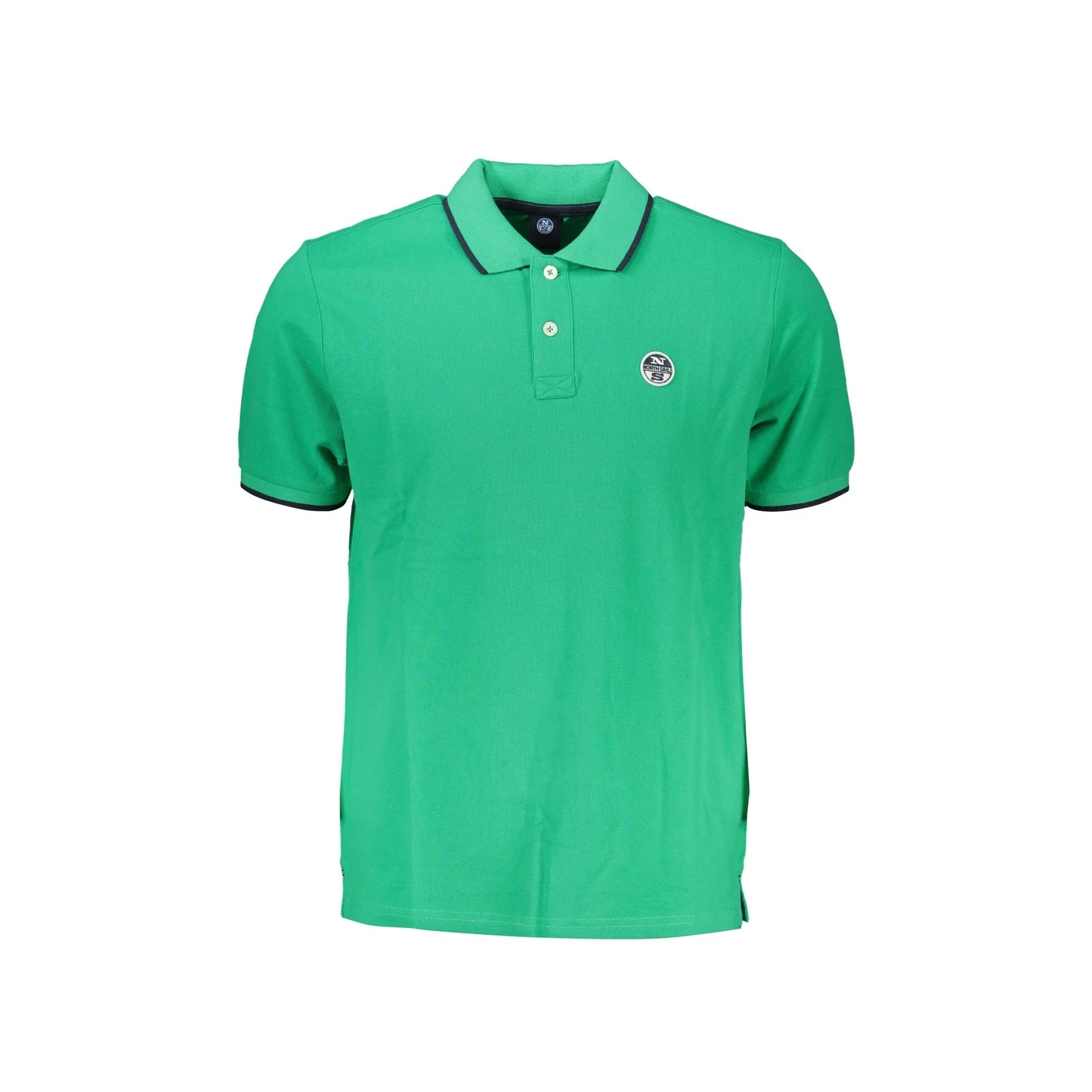 North Sails Polo Maniche Corte Uomo Verde Logo - foto prodotto