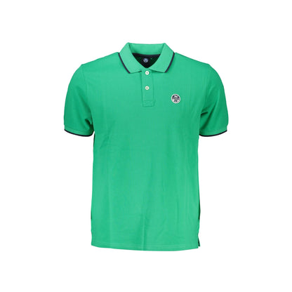 North Sails Polo Maniche Corte Uomo Verde Logo - foto prodotto
