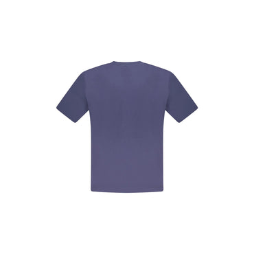 North Sails T-Shirt Uomo Blu Girocollo Cotone Stampa Logo - vista 2