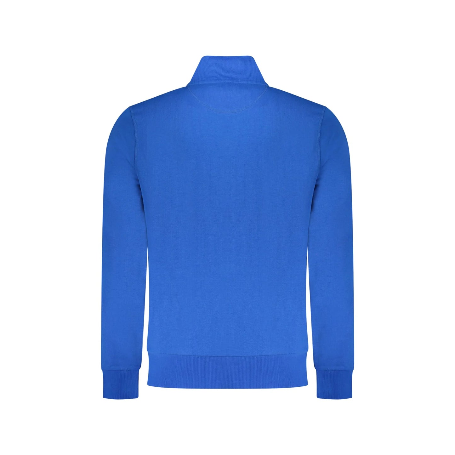 North Sails Felpa Uomo Blu con Zip Garzata Tasche Logo Felpe - vista 2
