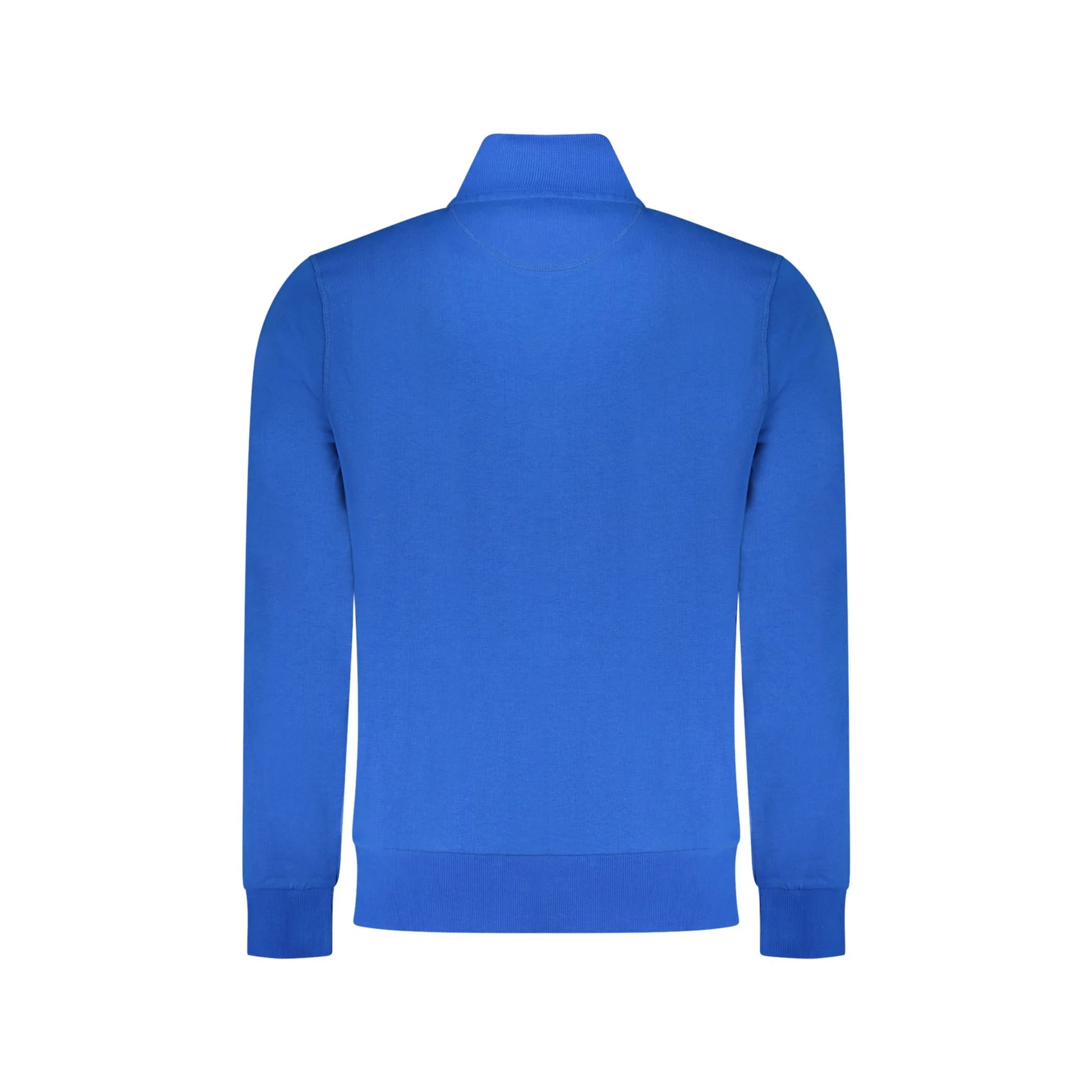 North Sails Felpa Uomo Blu con Zip Garzata Tasche Logo Felpe - vista 2