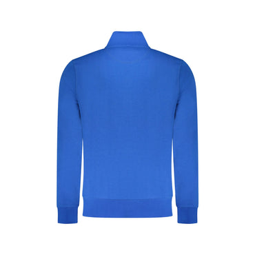 North Sails Felpa Uomo Blu con Zip Garzata Tasche Logo Felpe - vista 2