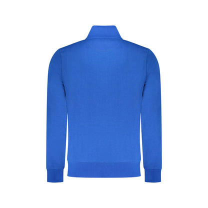 North Sails Felpa Uomo Blu con Zip Garzata Tasche Logo Felpe - vista 2