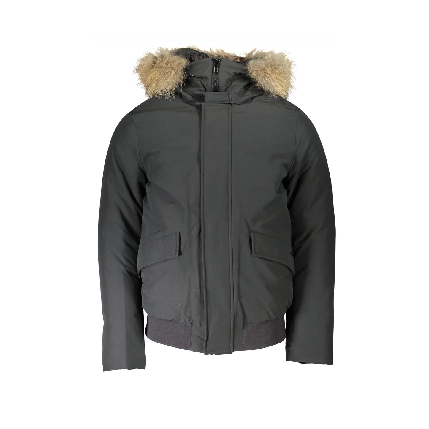 Woolrich Giubbotto Maniche Lunghe Uomo Grigio Cappuccio con Pelo Removibile Giubbotti e Giacche - foto prodotto