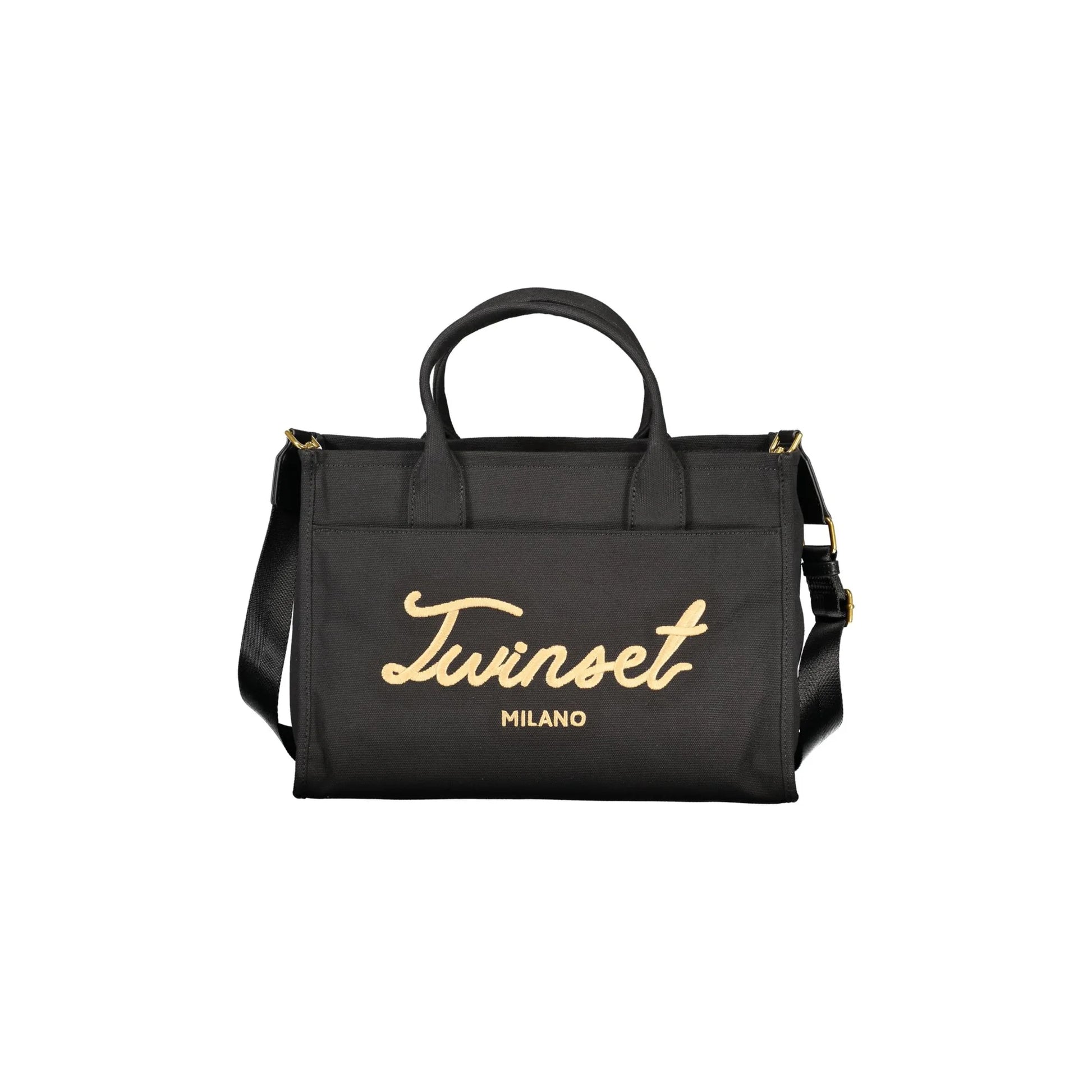 Twinset Borsa a Tracolla Donna Nera Ricamo Borse Nero - foto prodotto