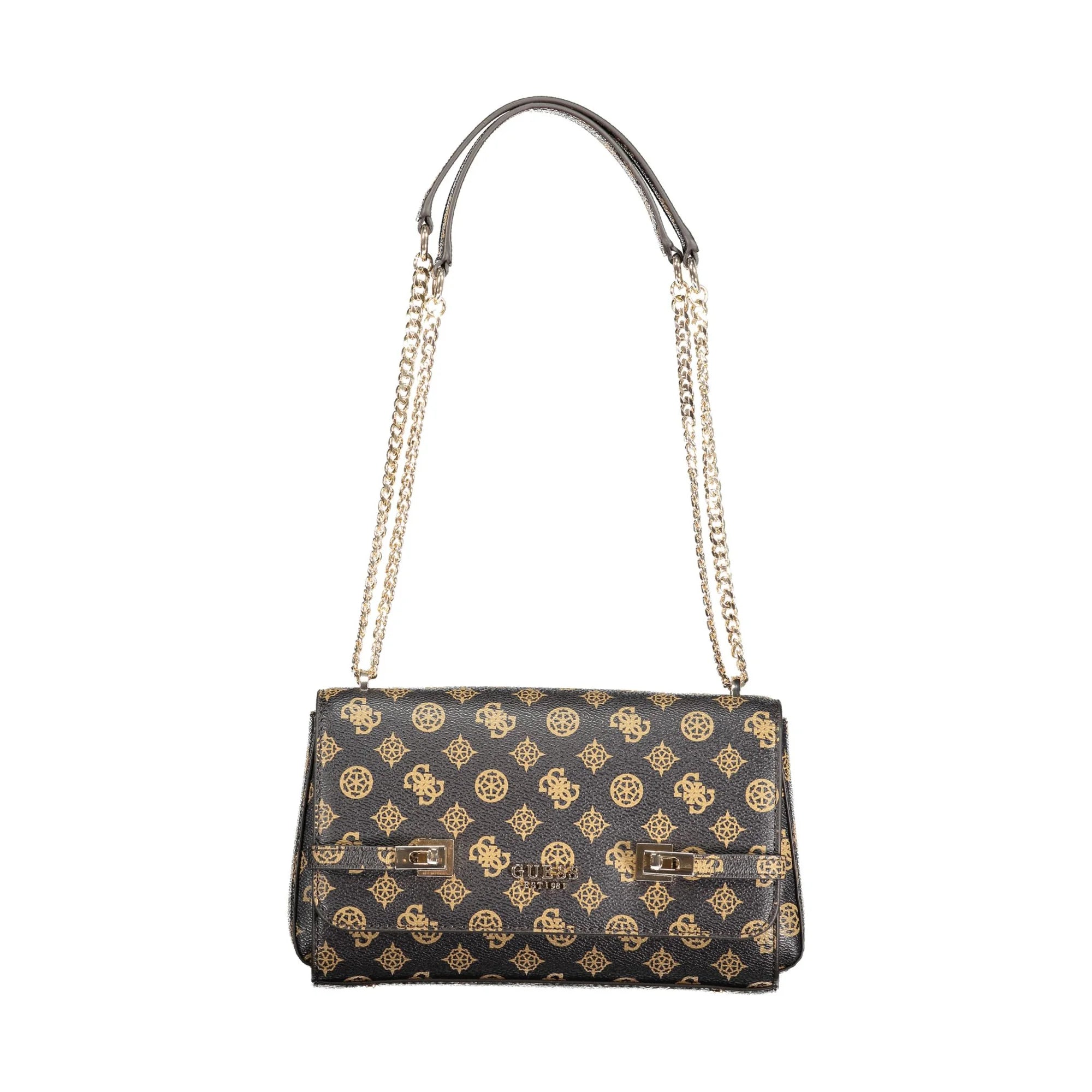 GUESS JEANS Borsa Donna Loralee Marrone con Manici in Catena Borse - foto prodotto