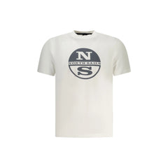 North Sails Camiseta de Manga Corta Hombre Blanca Estampado Logo