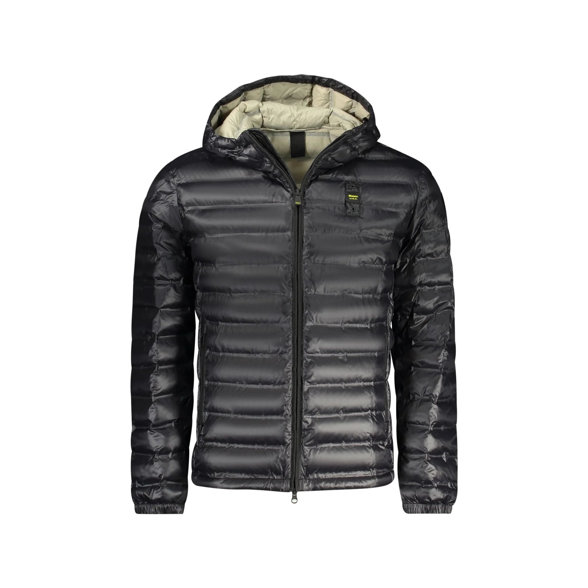 Blauer Giubbotto Maniche Lunghe Uomo Nero Zip Giubbotti e Giacche - foto prodotto