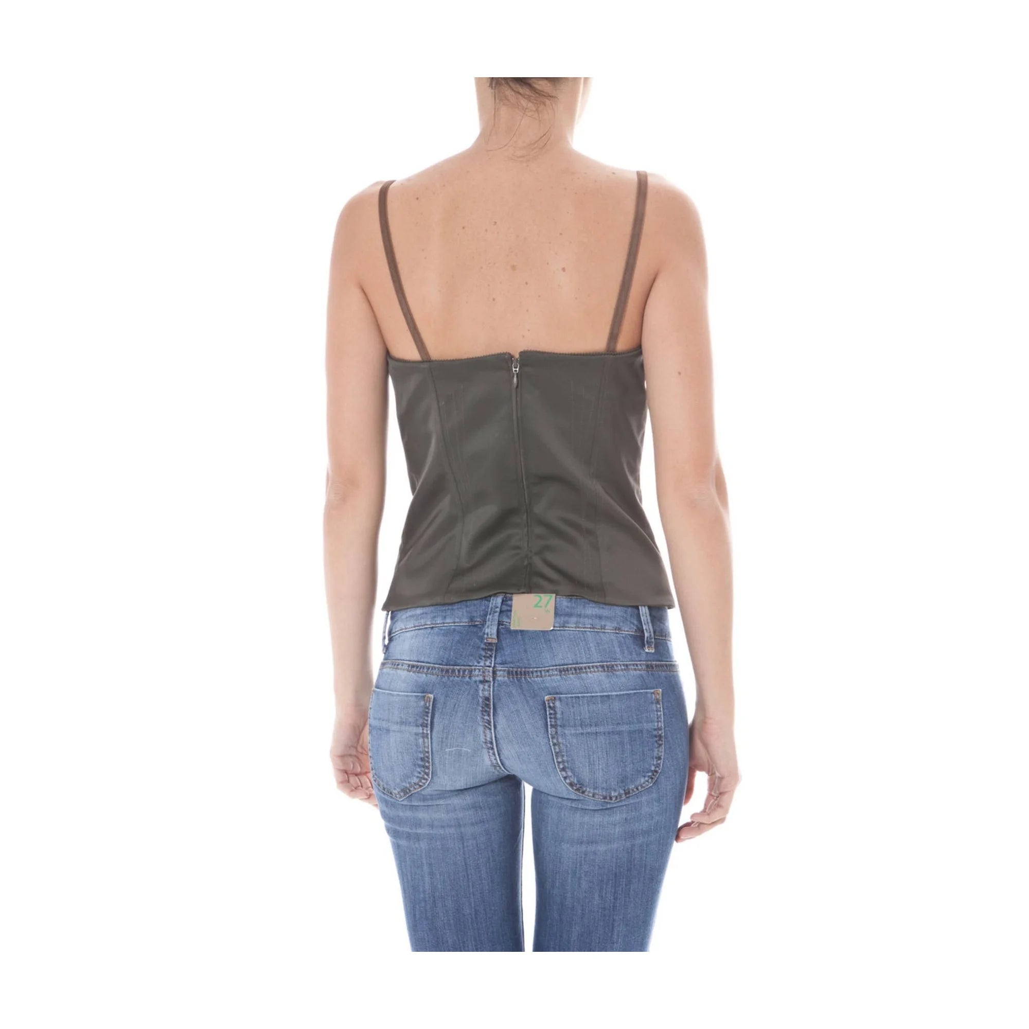 JOHN GALLIANO TOP DONNA VERDE