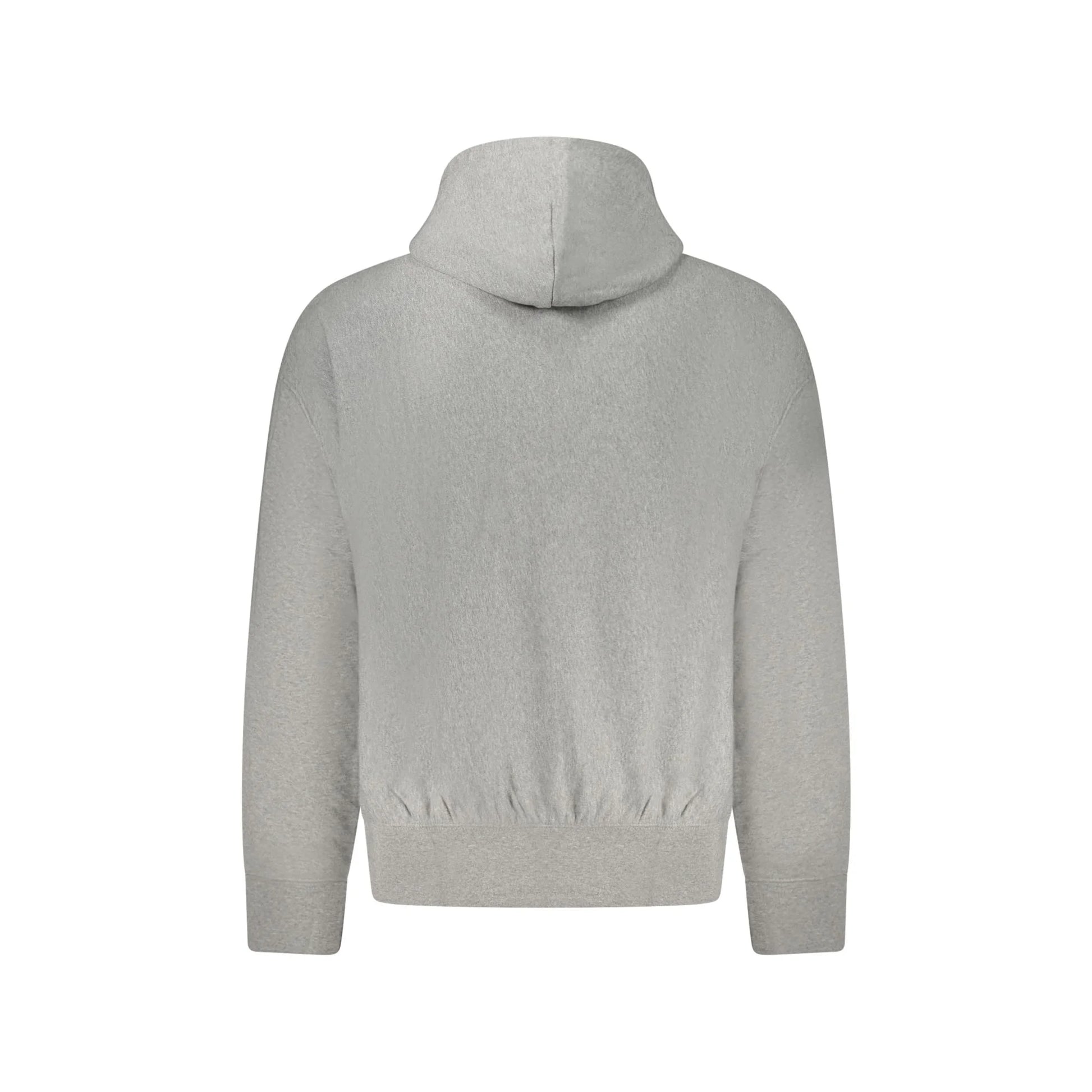 Calvin Klein Felpa Uomo Grigia Cappuccio Garzata Logo Felpe grigio - vista 2