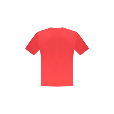 North Sails T-Shirt Maniche Corte Uomo Rossa Stampa Logo rosso - vista 2