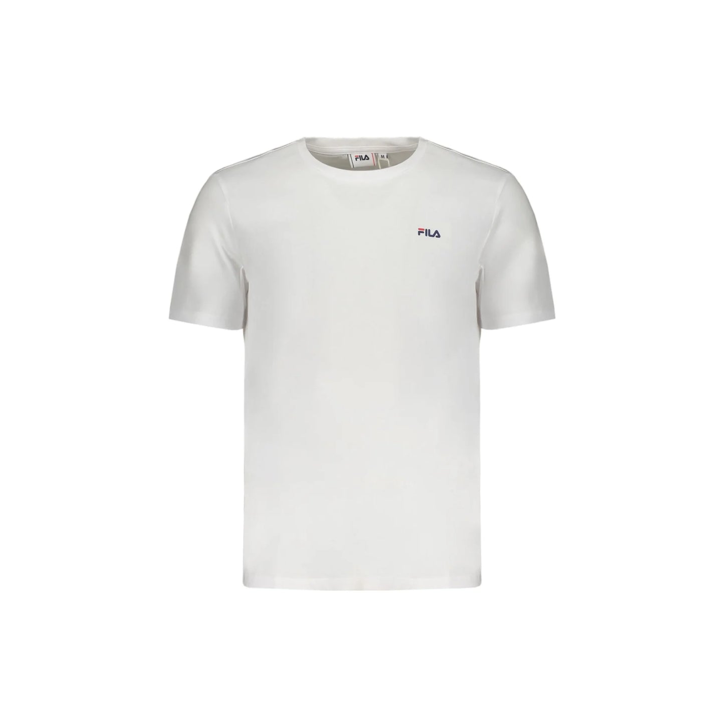 Fila T-Shirt Maniche Corte Uomo Bianca Stampa Logo Bianco - foto prodotto