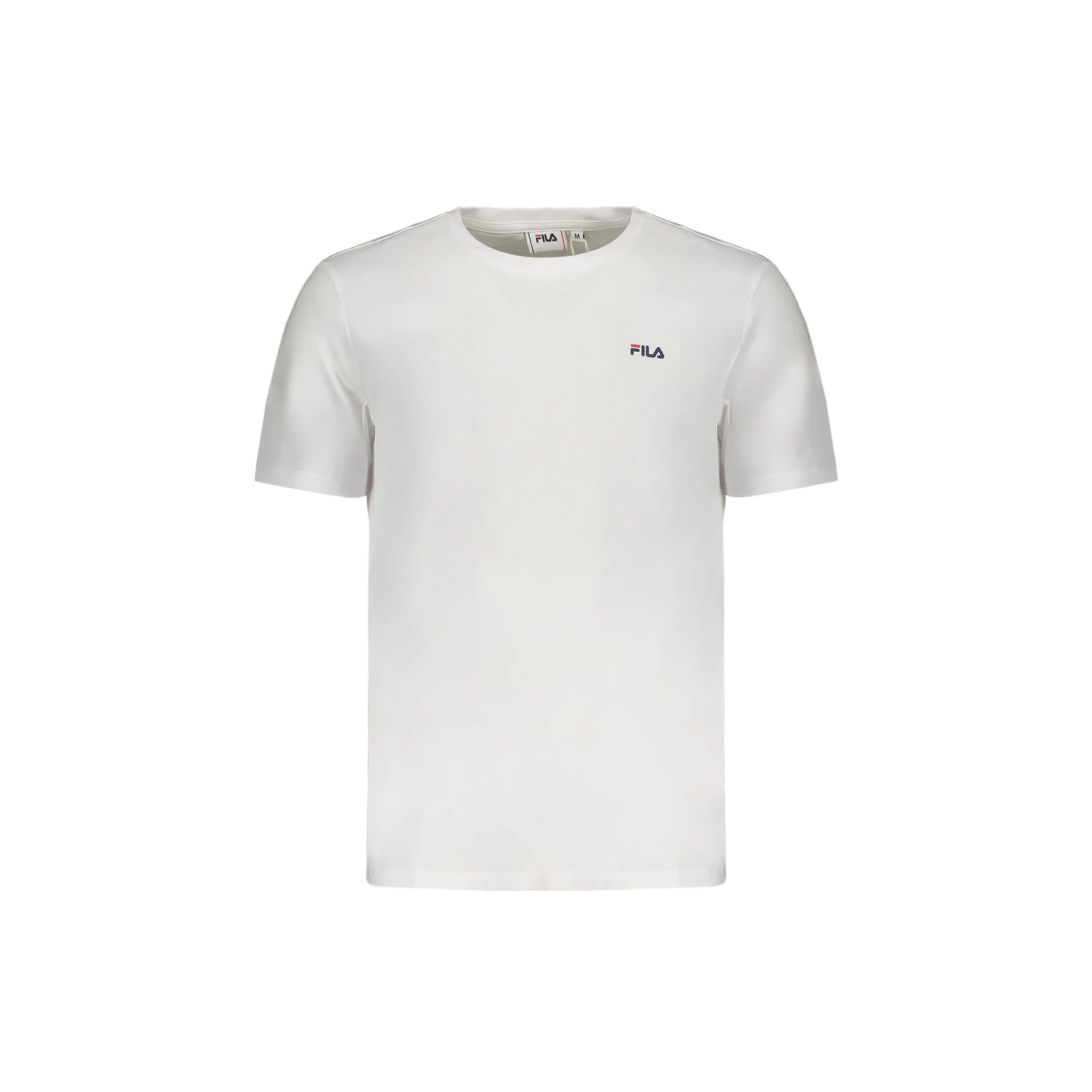 Fila T-Shirt Maniche Corte Uomo Bianca Stampa Logo Bianco - foto prodotto