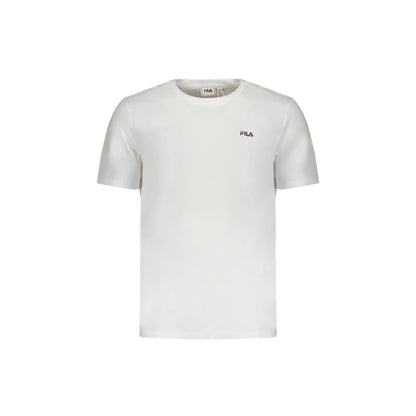 Fila T-Shirt Maniche Corte Uomo Bianca Stampa Logo Bianco - foto prodotto