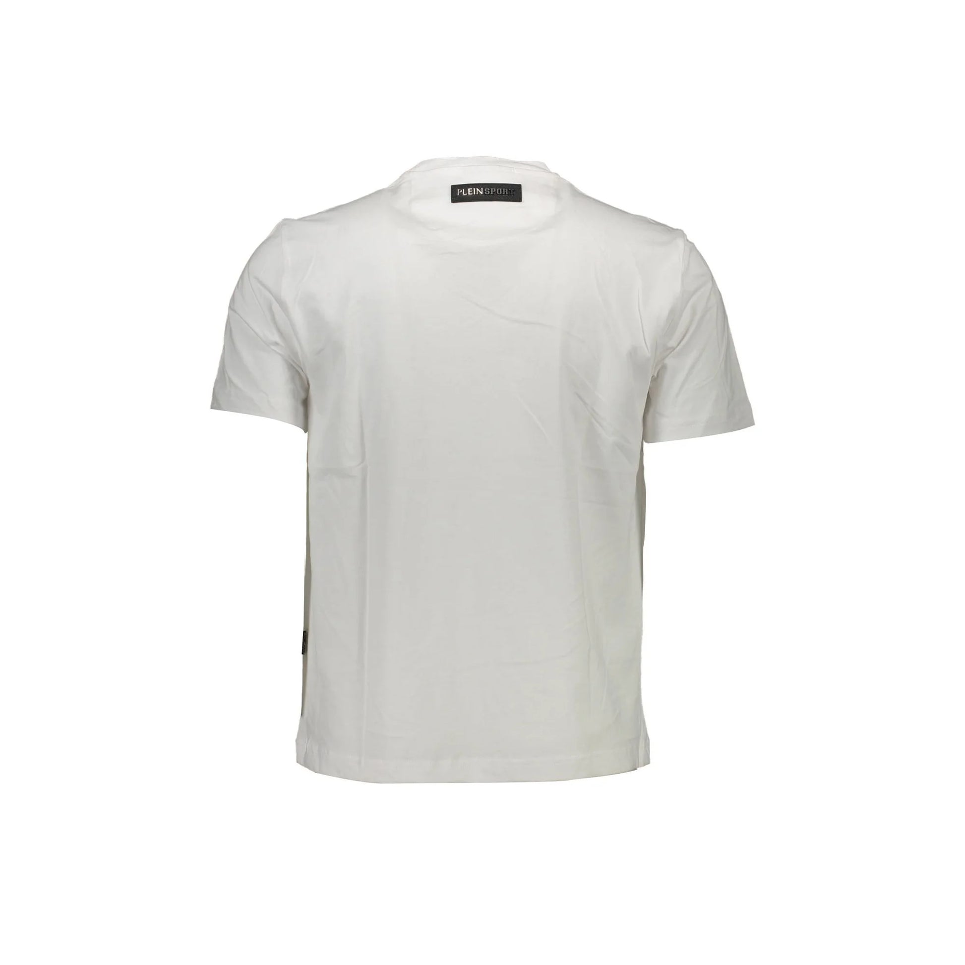 PLEIN SPORT T-Shirt Maniche Corte Uomo Bianca Stampa Logo bianco - vista 2