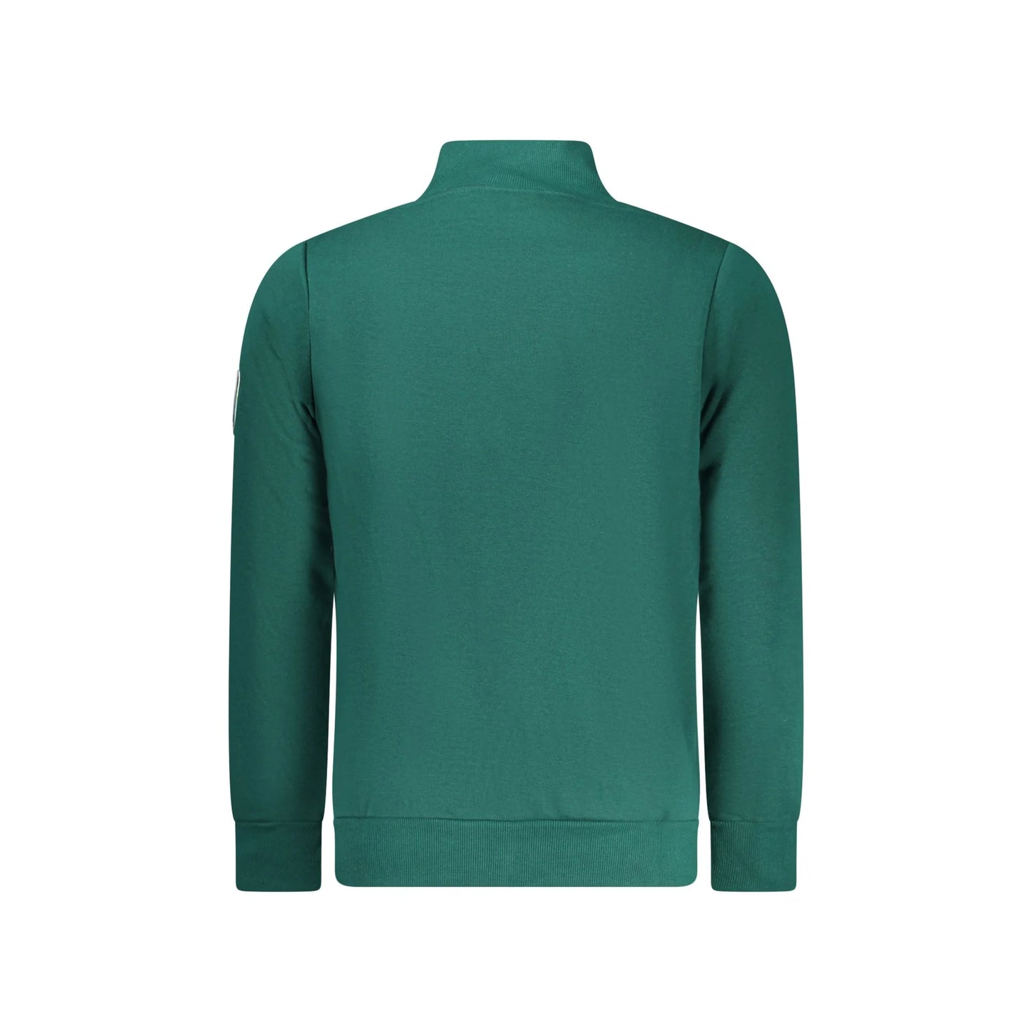 Norway 1963 Felpa Uomo Verde con Zip Felpata Applicazione Logo Felpe - vista 3
