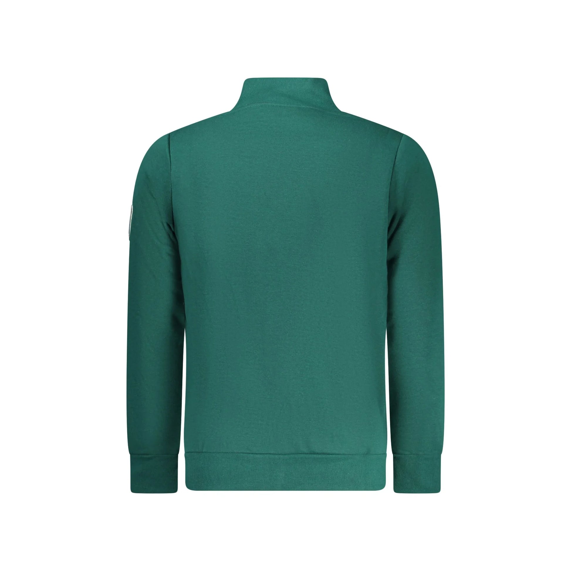 Norway 1963 Felpa Uomo Verde con Zip Felpata Applicazione Logo Felpe - vista 3