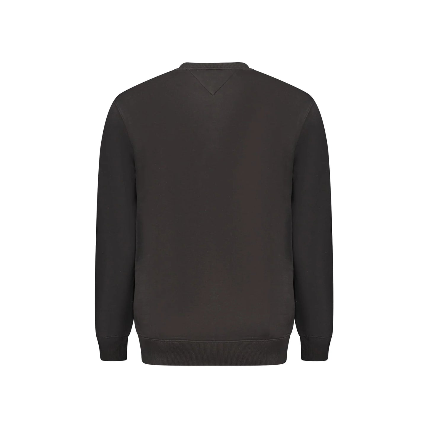 Tommy Hilfiger Felpa Uomo Nera Girocollo Felpata Logo Felpe nero - vista 2