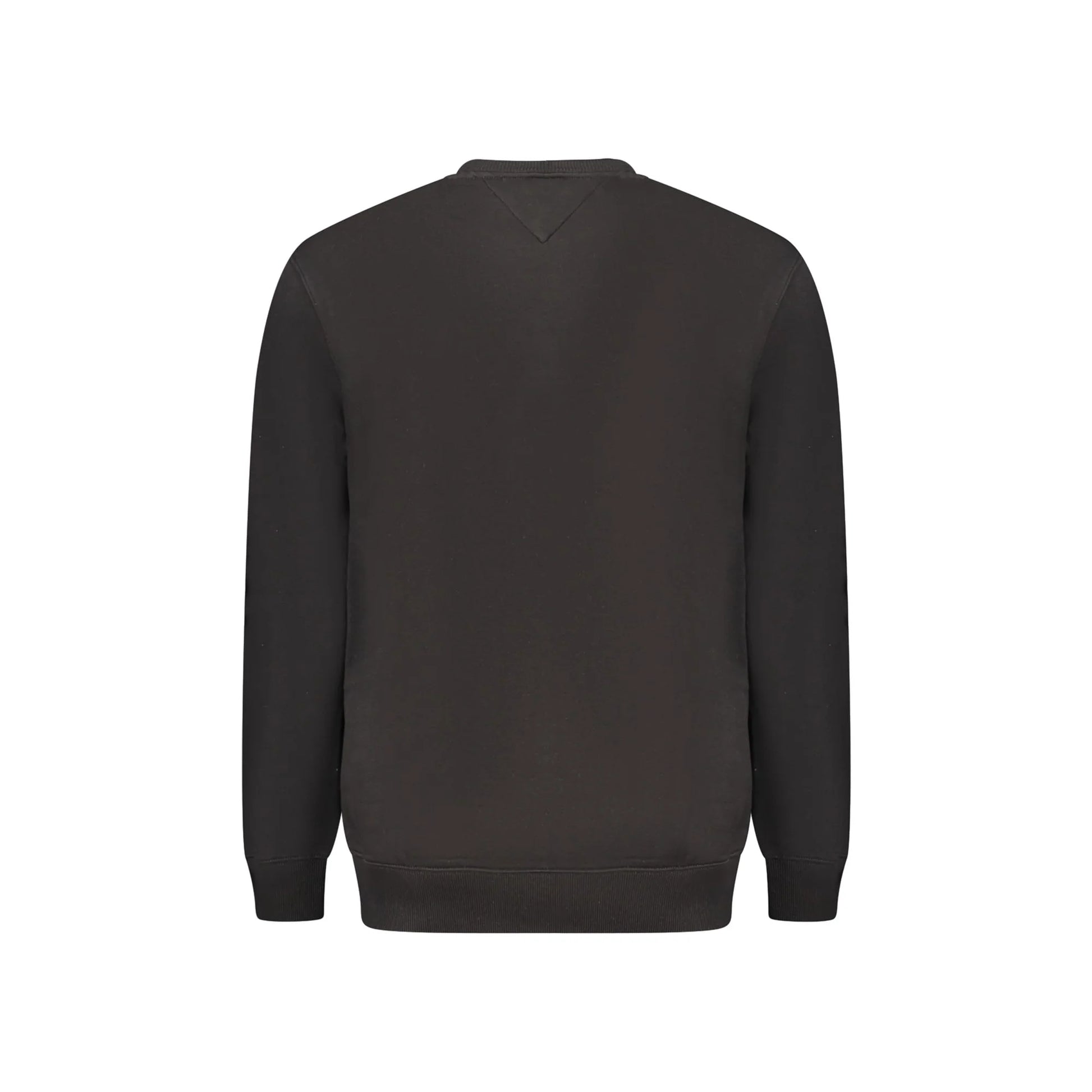 Tommy Hilfiger Felpa Uomo Nera Girocollo Felpata Logo Felpe nero - vista 2