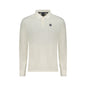 North Sails Polo Uomo Maniche Lunghe 2 Bottoni Cotone Applicazione Logo Bianco - foto prodotto