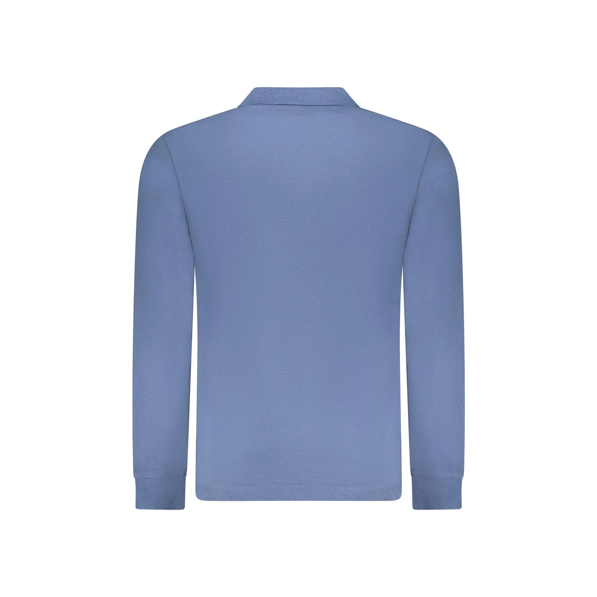 U.S. Grand Polo Uomo Blu Maniche Lunghe Cotone Ricamo Logo - vista 2