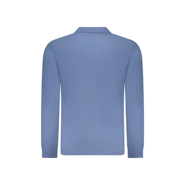 U.S. Grand Polo Uomo Blu Maniche Lunghe Cotone Ricamo Logo - vista 2