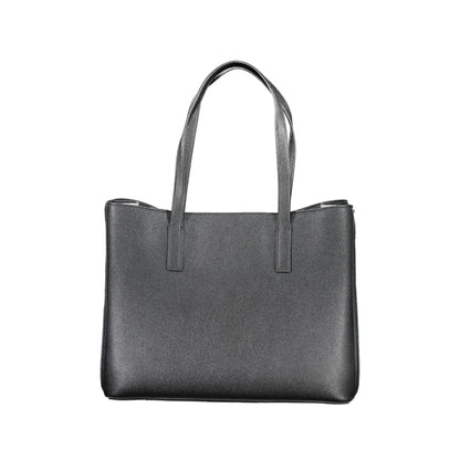 GUESS JEANS Borsa Donna Nera Meridian a Spalla con Tasche Esterne e Zip Borse nero - vista 2