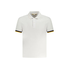 K-Way Polo Maniche Corte Uomo Bianca Logo