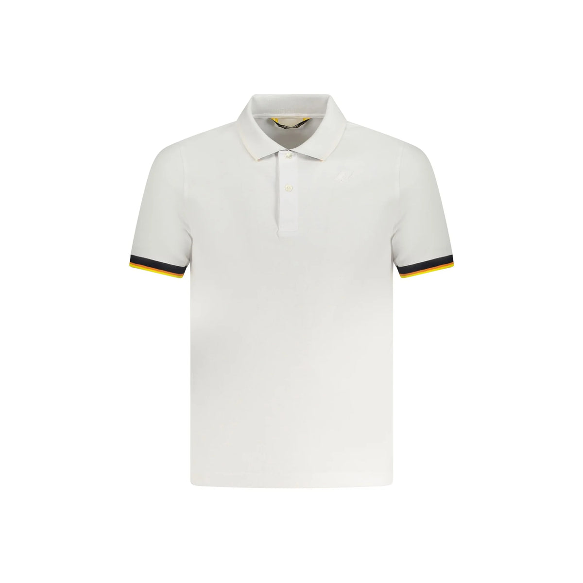 K-WAY POLO MANICHE CORTE UOMO BIANCO