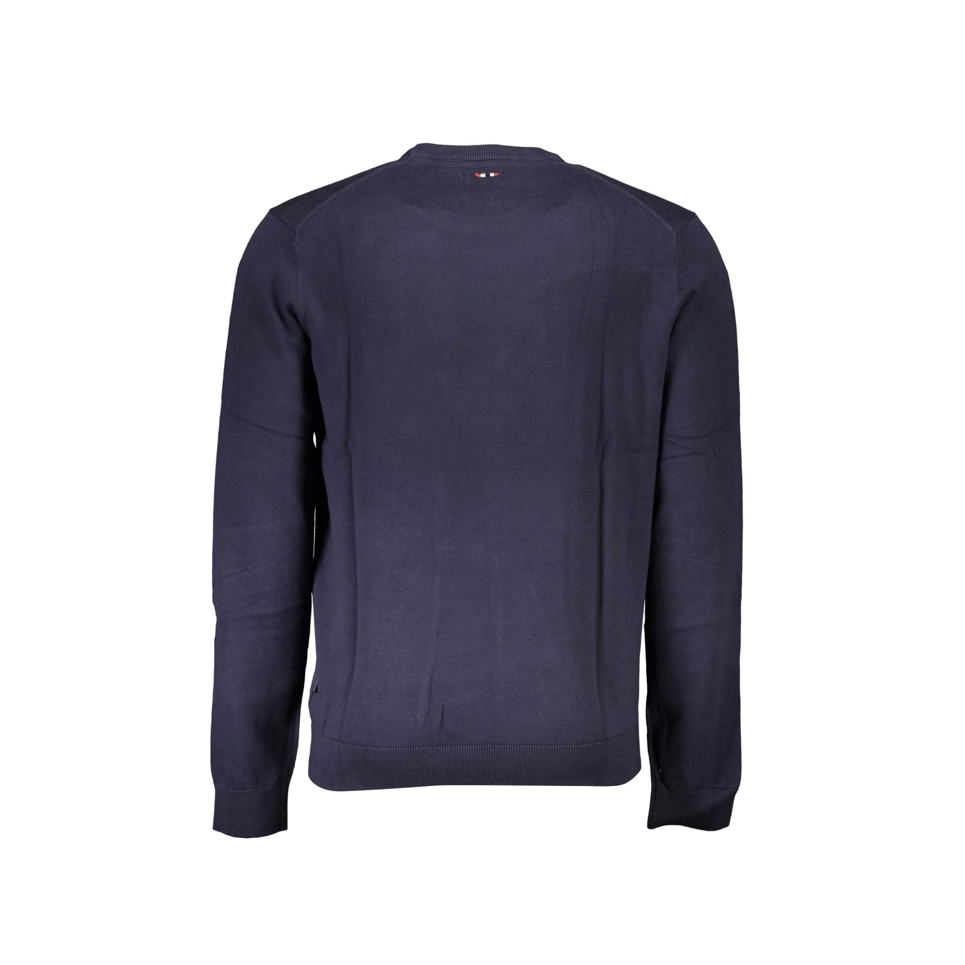 Napapijri Maglia Uomo Blu Girocollo Regular Fit con Ricamo e Logo Maglie - vista 2