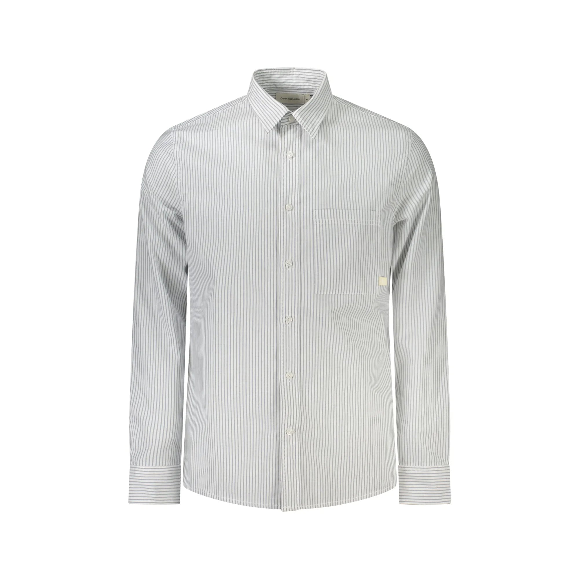 CALVIN KLEIN CAMICIA MANICHE LUNGHE UOMO BIANCO