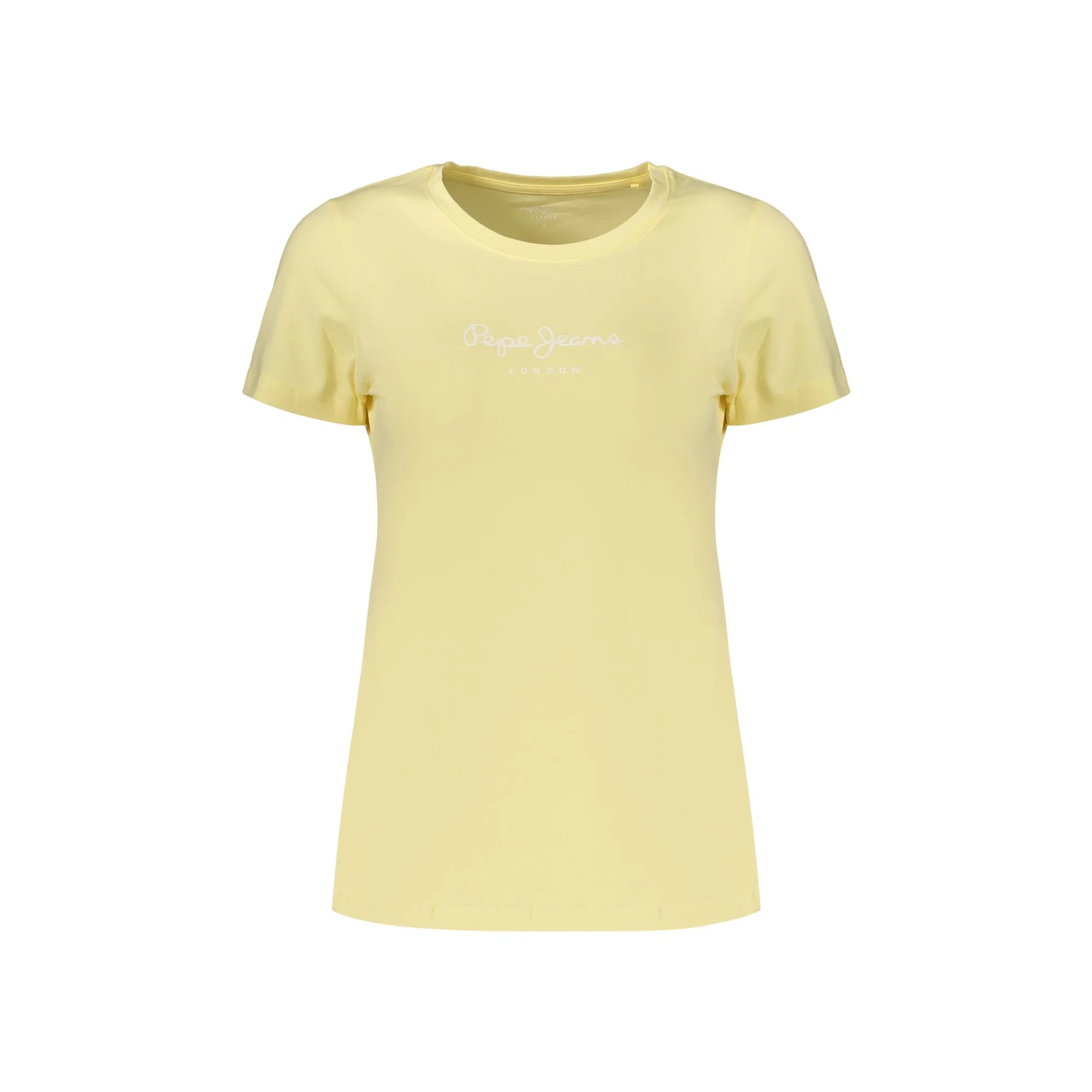 PEPE JEANS T-SHIRT MANICHE CORTE DONNA GIALLO