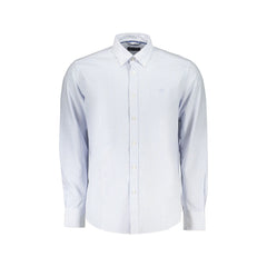North Sails Camisa de Manga Larga Hombre Azul Bordado
