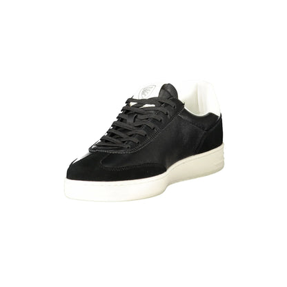 BLAUER Sneakers Uomo Nere con Lacci e Dettagli a Contrasto Bianco nero - vista 3