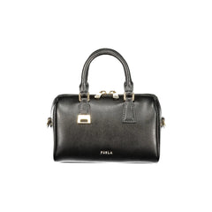 Furla damska torebka na ramię czarna z logo