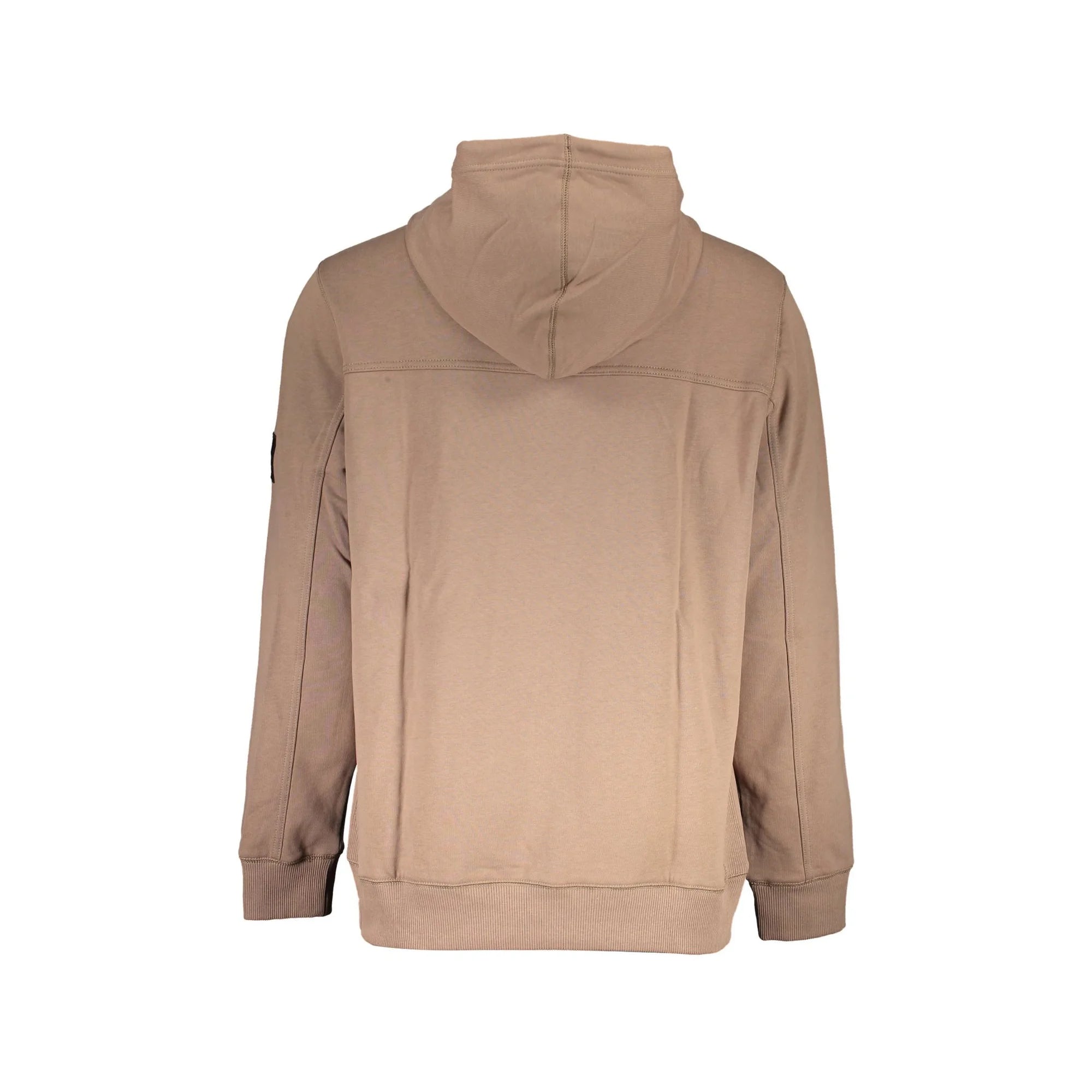 CALVIN KLEIN FELPA SENZA ZIP UOMO MARRONE