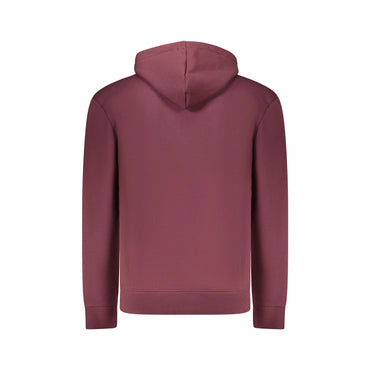 Coveri Moving Felpa Maniche Lunghe Uomo Rossa Zip Ricamo Felpe rosso - vista 2