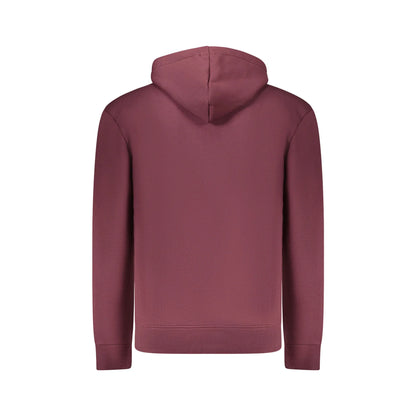 Coveri Moving Felpa Maniche Lunghe Uomo Rossa Zip Ricamo Felpe rosso - vista 2