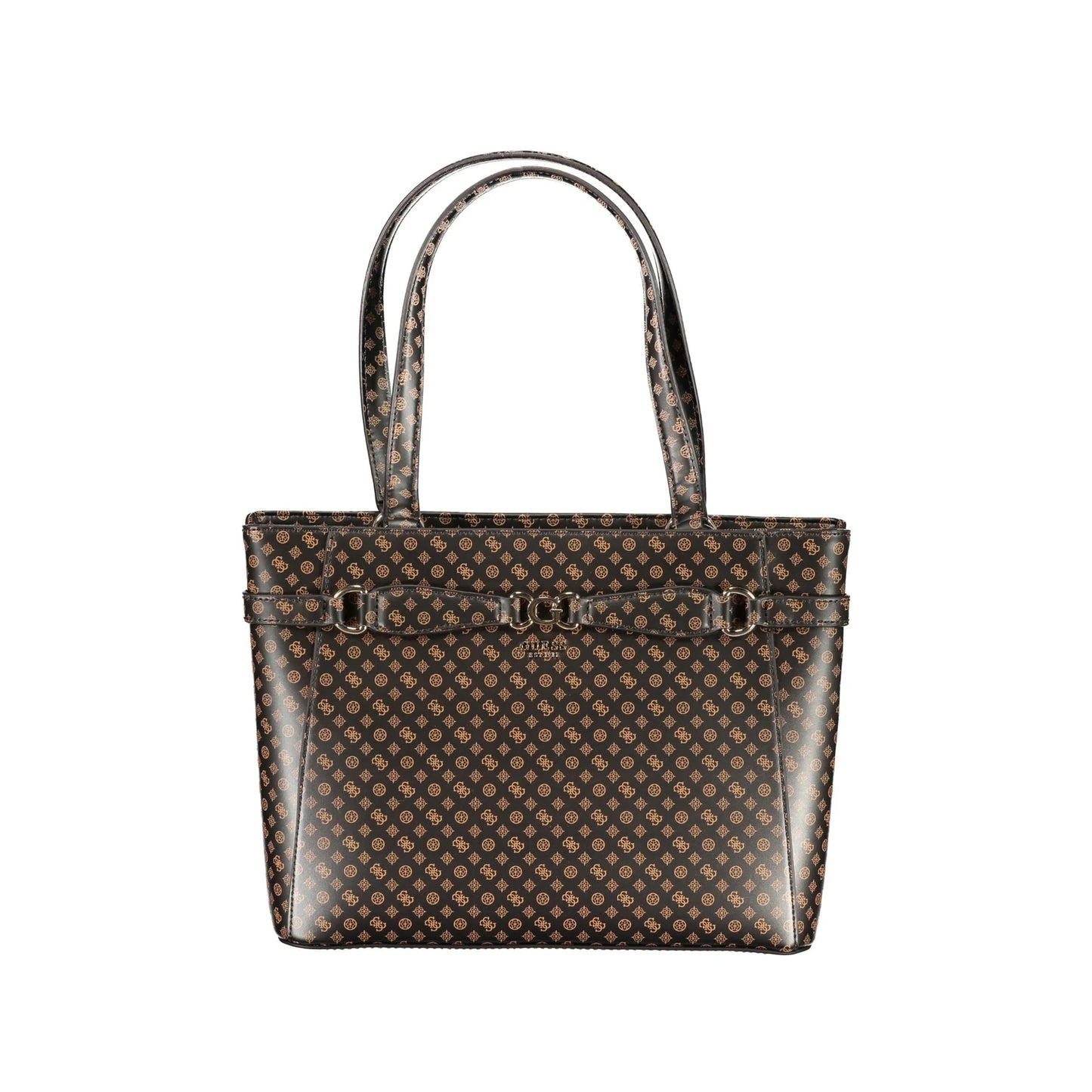 GUESS JEANS Borsa Donna a Spalla Marrone Arlena Logo con Scomparti Borse - foto prodotto