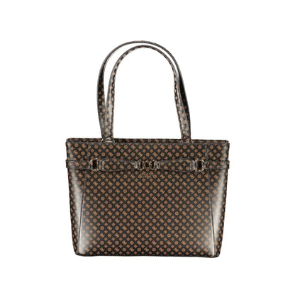 GUESS JEANS Borsa Donna a Spalla Marrone Arlena Logo con Scomparti Borse - foto prodotto