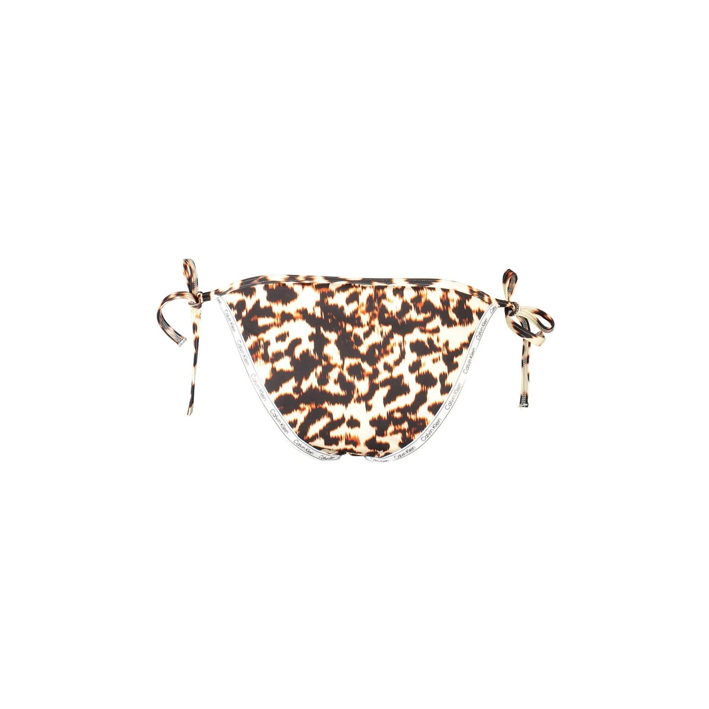 Calvin Klein Costume Mare Donna Beige Logo - vista 2