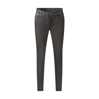 Calvin Klein Jeans Donna Nero Mid Rise Slim - foto prodotto